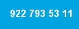 922 793 53 11